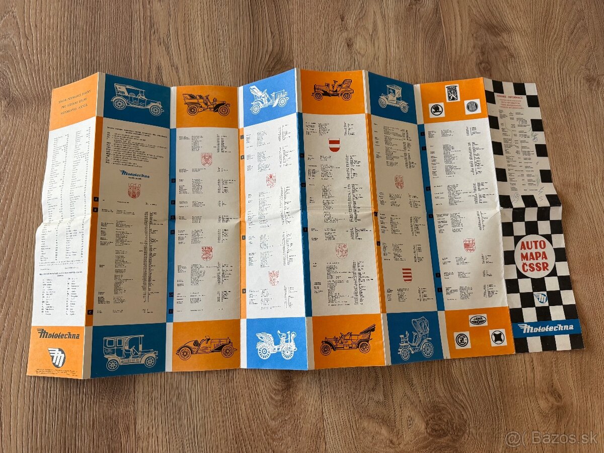 Mapy ČSSR a Prahy z 1970 a 1972 - 3