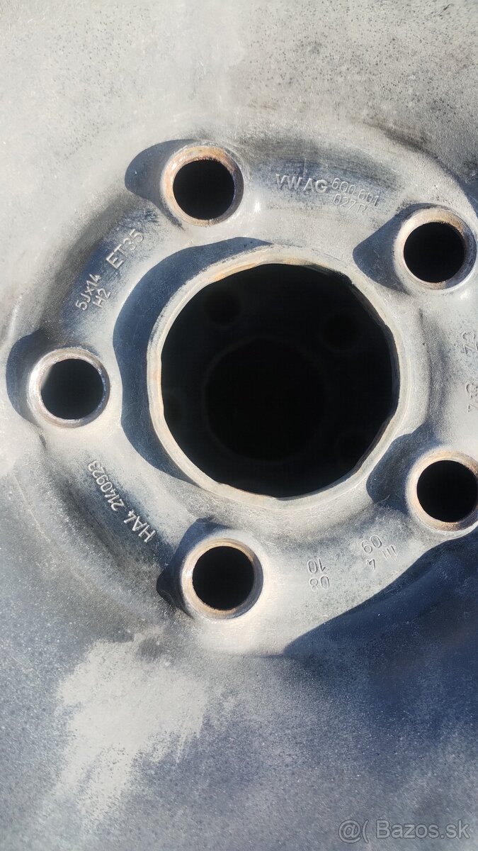 Plechové disky+ pneu Škoda Fabia - 3