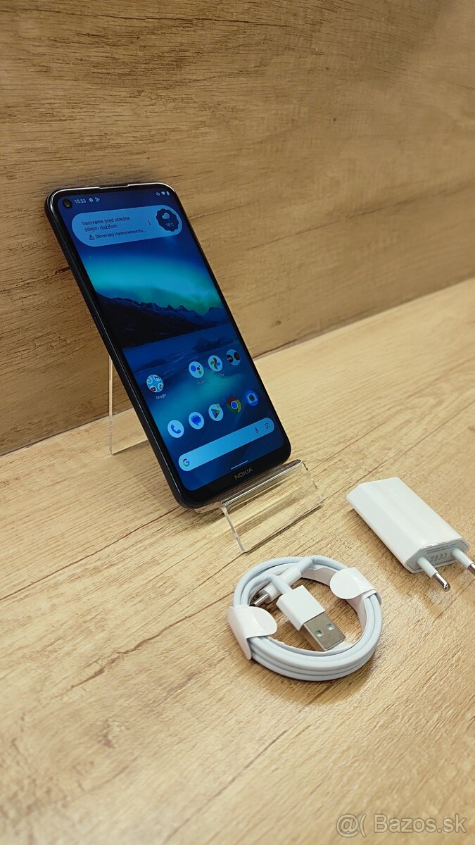 ANDROID Nokia 5.4 dual SIM blue – ako nový + v záruke - 3