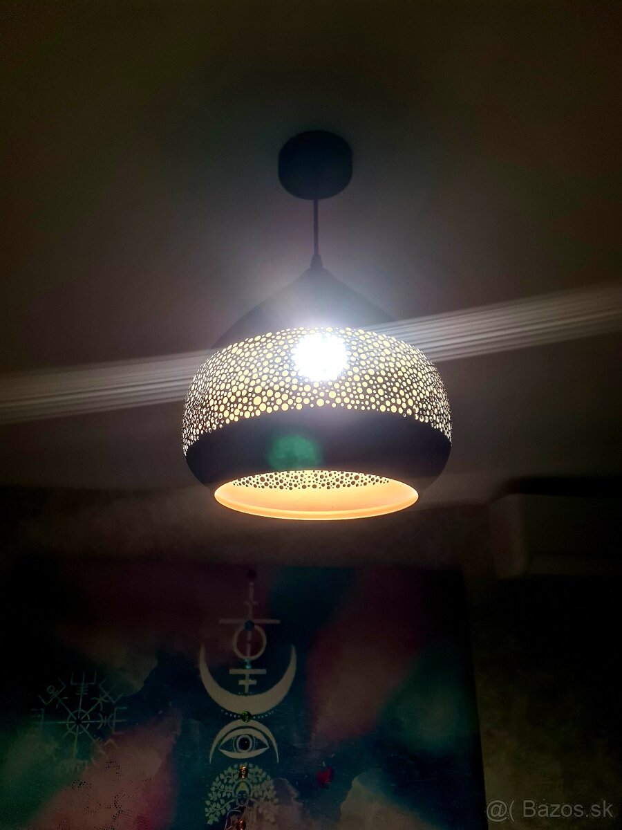 Boho industriálna lampa - 3