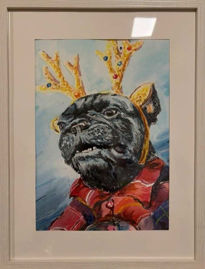 NOVÉ krásne AKVARELOVÉ maľby domácich miláčikov - 3