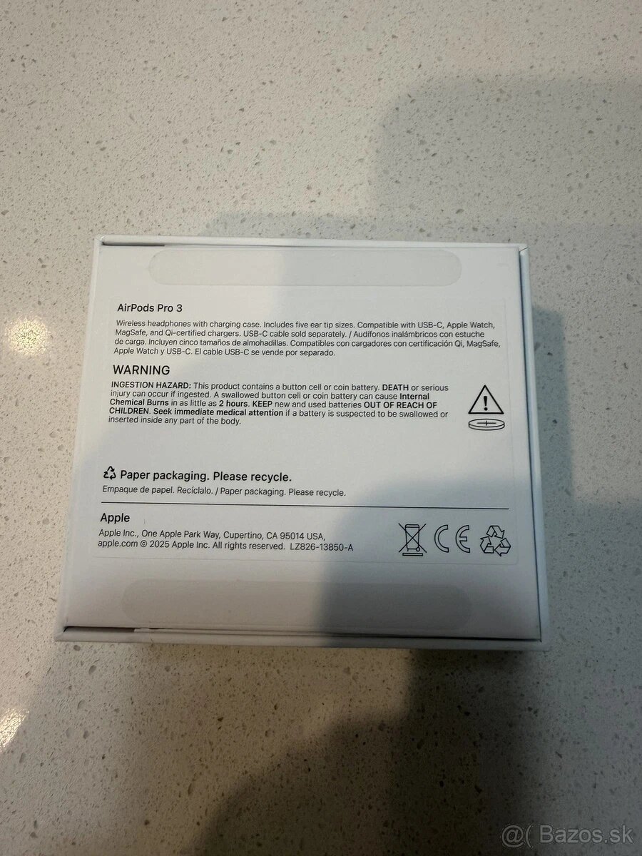 Nové, nepoužívané Apple AirPods Pro 3 - 3