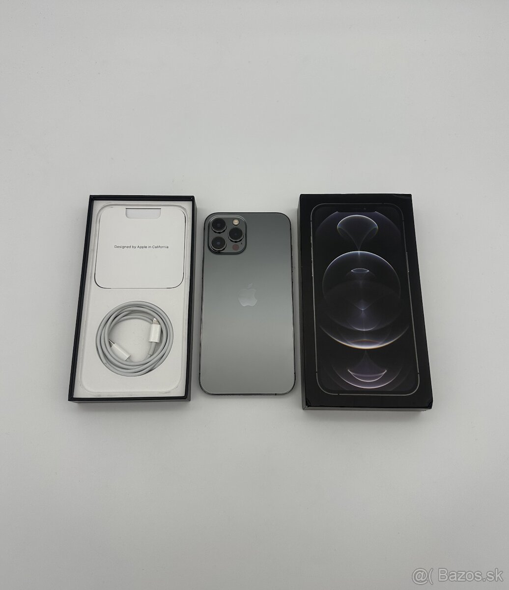 iPhone 12 Pro Max 128GB Graphite (100% Batéria) + ZÁRUKA - 3