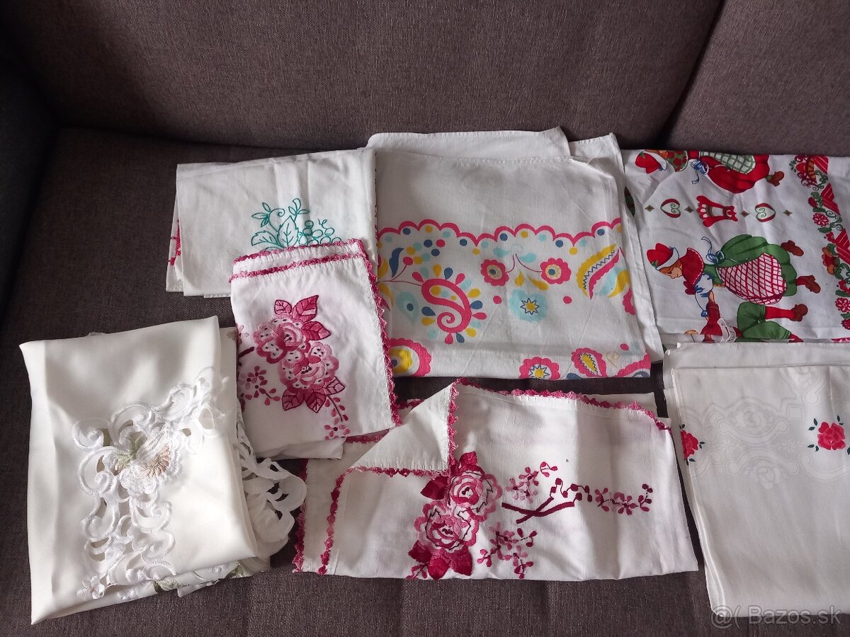 Obrusy retro vianočné - 3