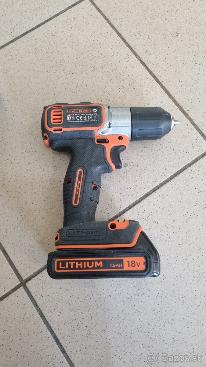 BlackDecker ASD18 aku vŕtačka - 3