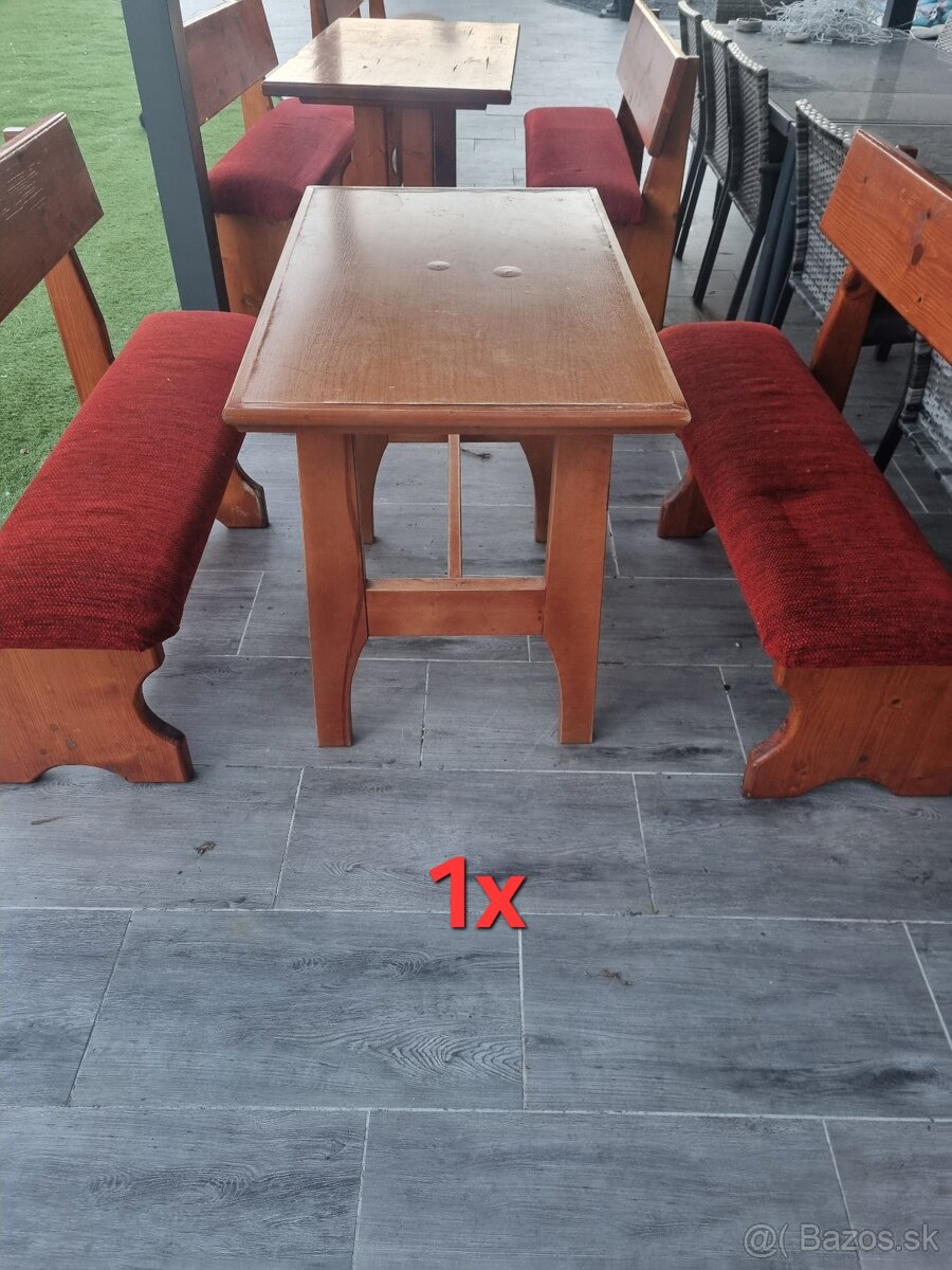 Gastro stoly a lavice - 3