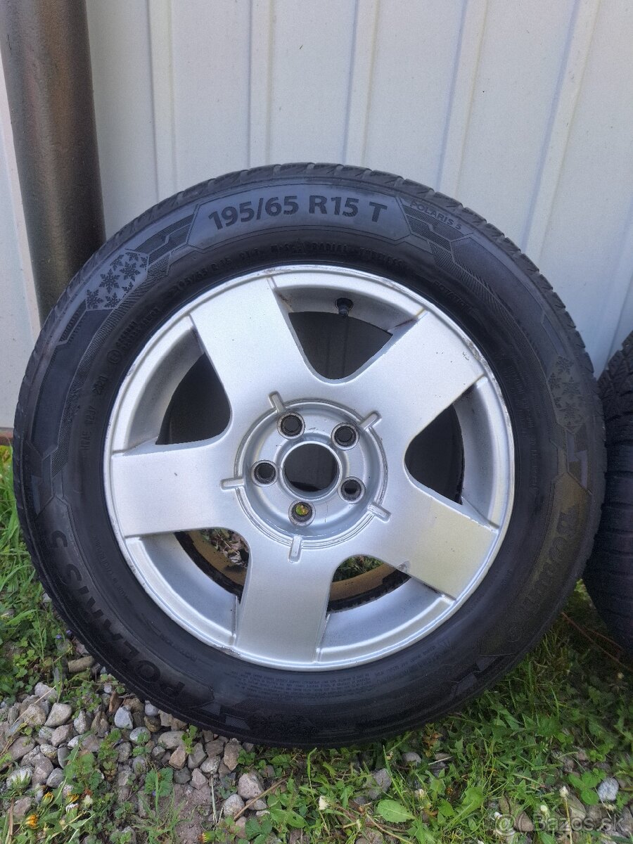 Disky 5x100 R15 + pneumatiky - 3
