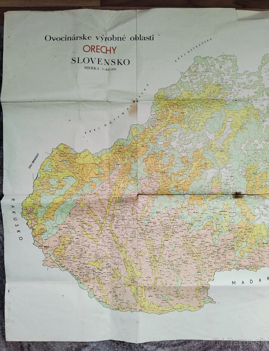 Historická Ovocinárska mapa Orechy - 3