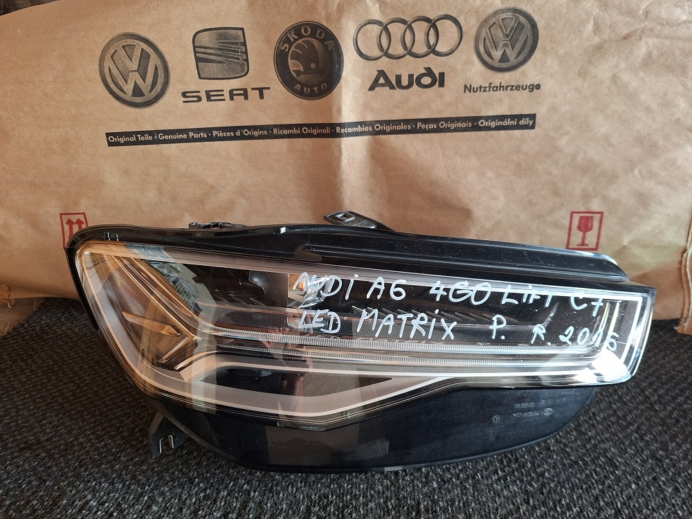 Audi A6 C8 4K0 , C7 4G0 predné svetlá - 3
