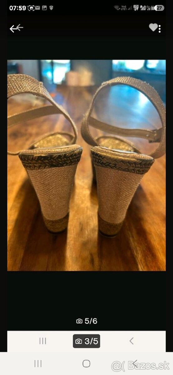 Predám Tommy Hilfiger sandále veľkosť 39 - 3