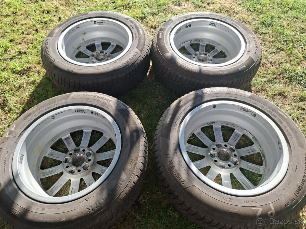 Zimne pneu Q3 audi 215/65r17 5x112 57.1 et43 - 3