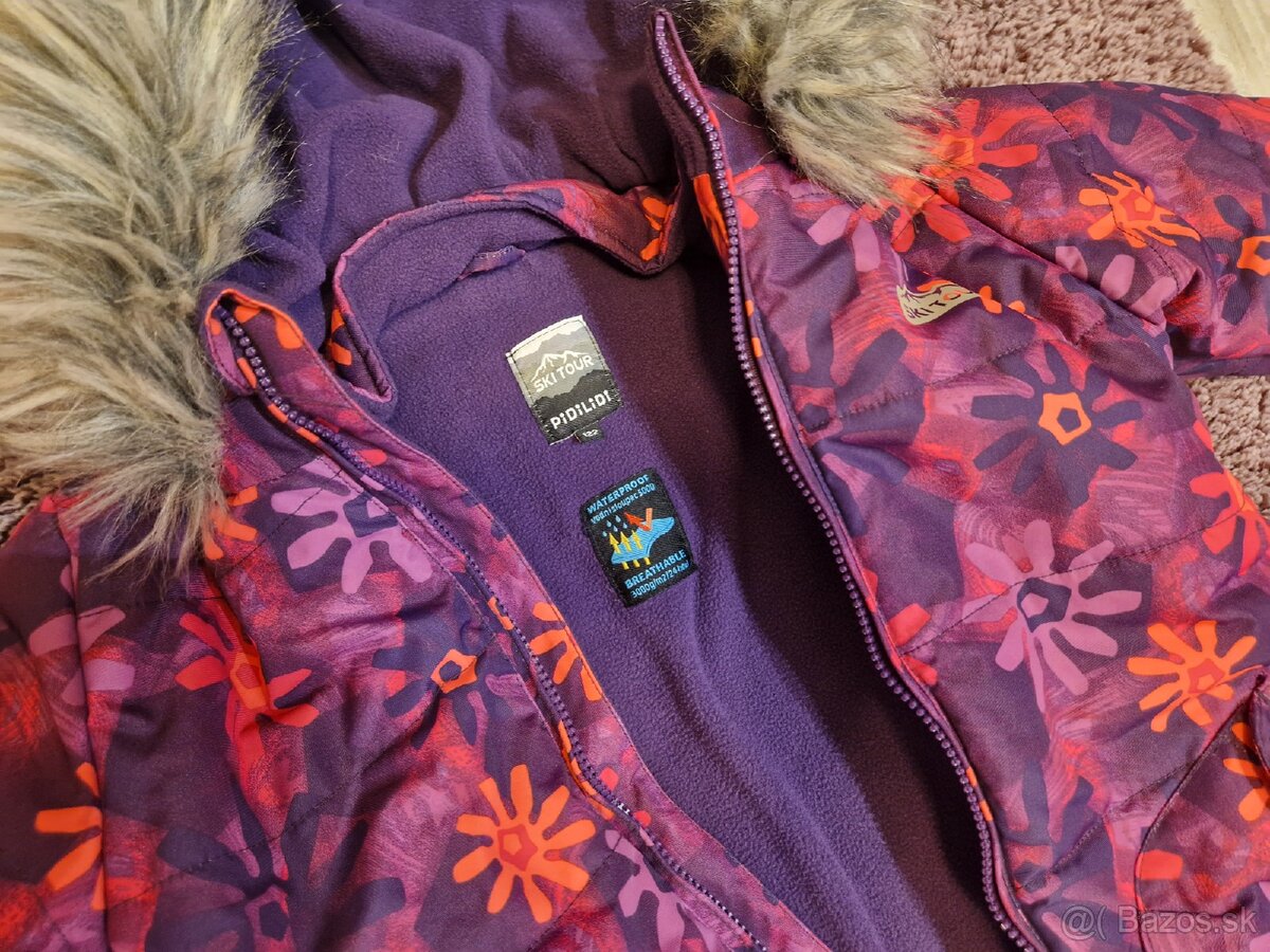 Dievčenská teplá zimná bunda 122 - 3