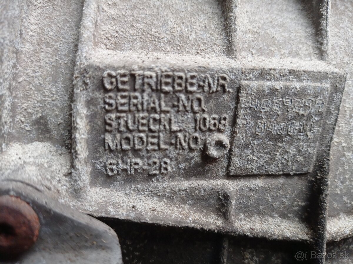 Predám automatickú prevodovku 6HP28 - 3.0D BMW E60. - 3