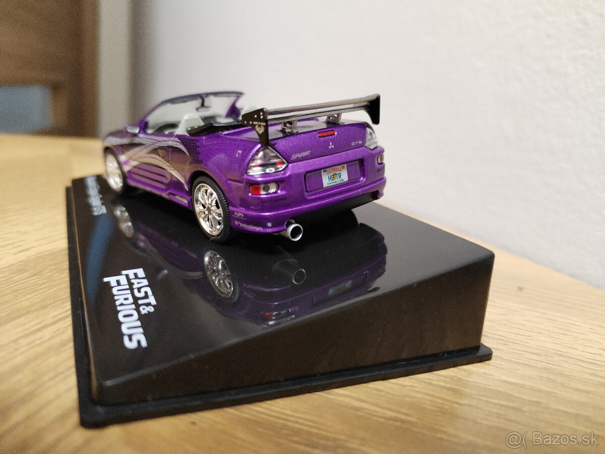 Predám model Mitsubishi Eclipse Spyder 1:43 Fast & Furious - 3