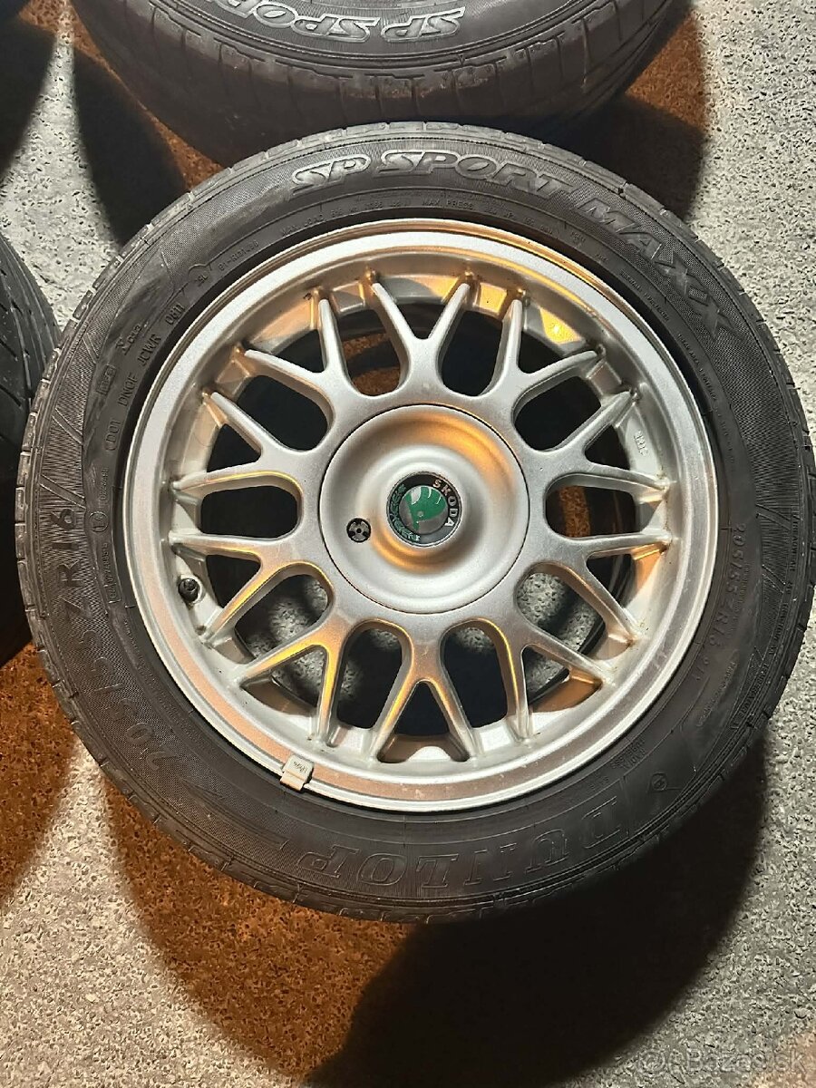 Elektróny Škoda R16 5x100 6.5j et42 - 3