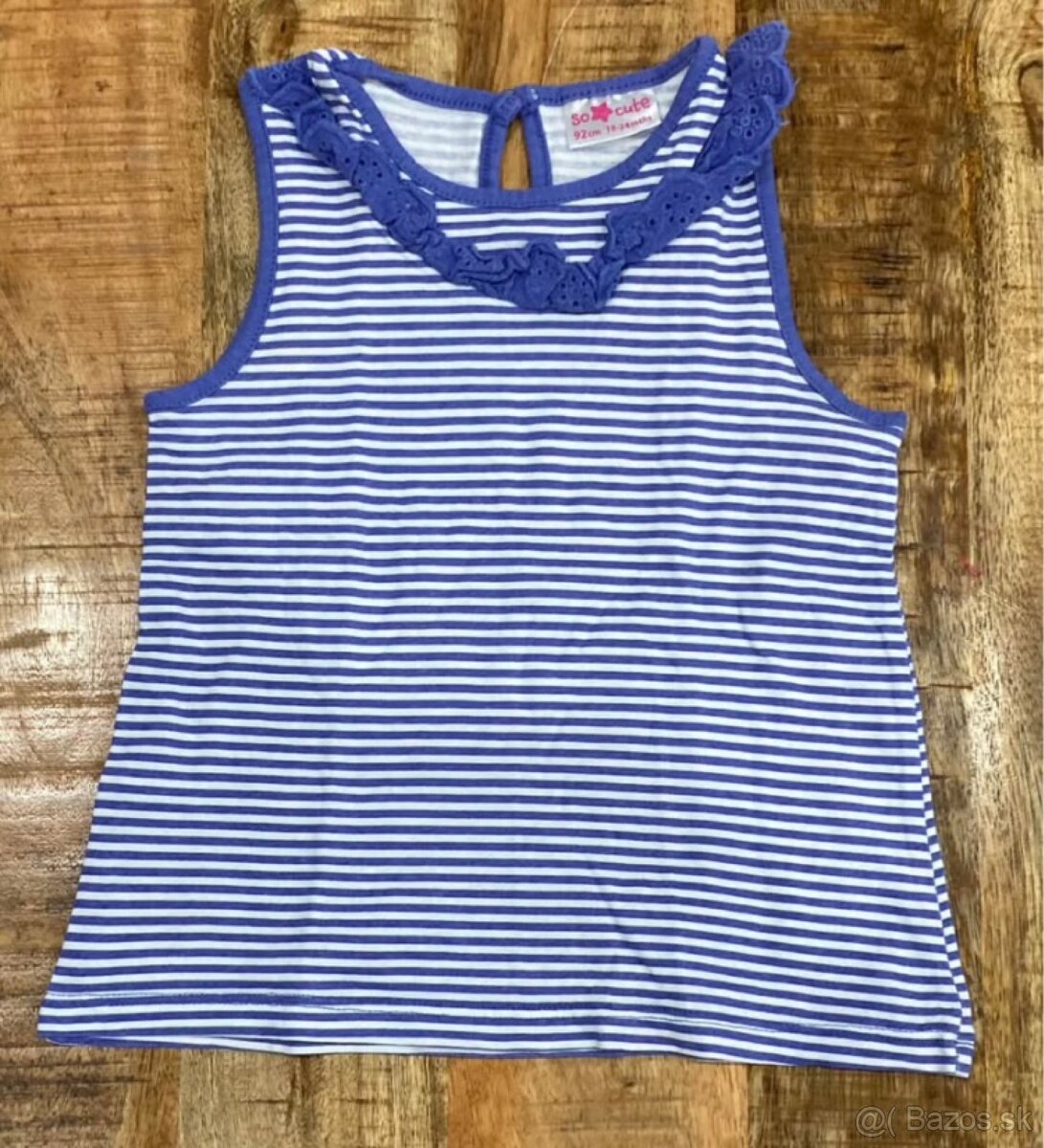 Tričká bez rukávov 18-24m/92 cm - 3