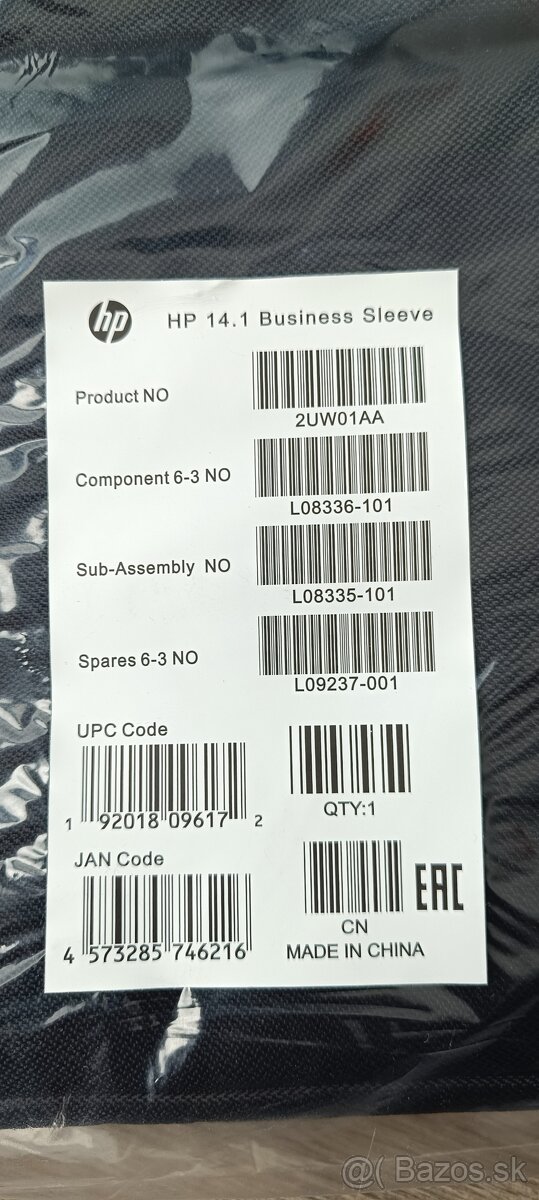 NOVA, NEPOUZIVANA Taska HP 14.1 Business Sleeve na notebook - 3