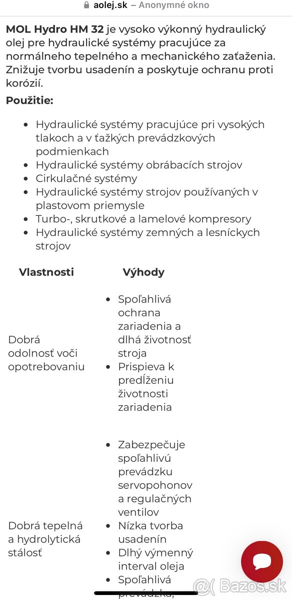 Hydraulický olej - 3