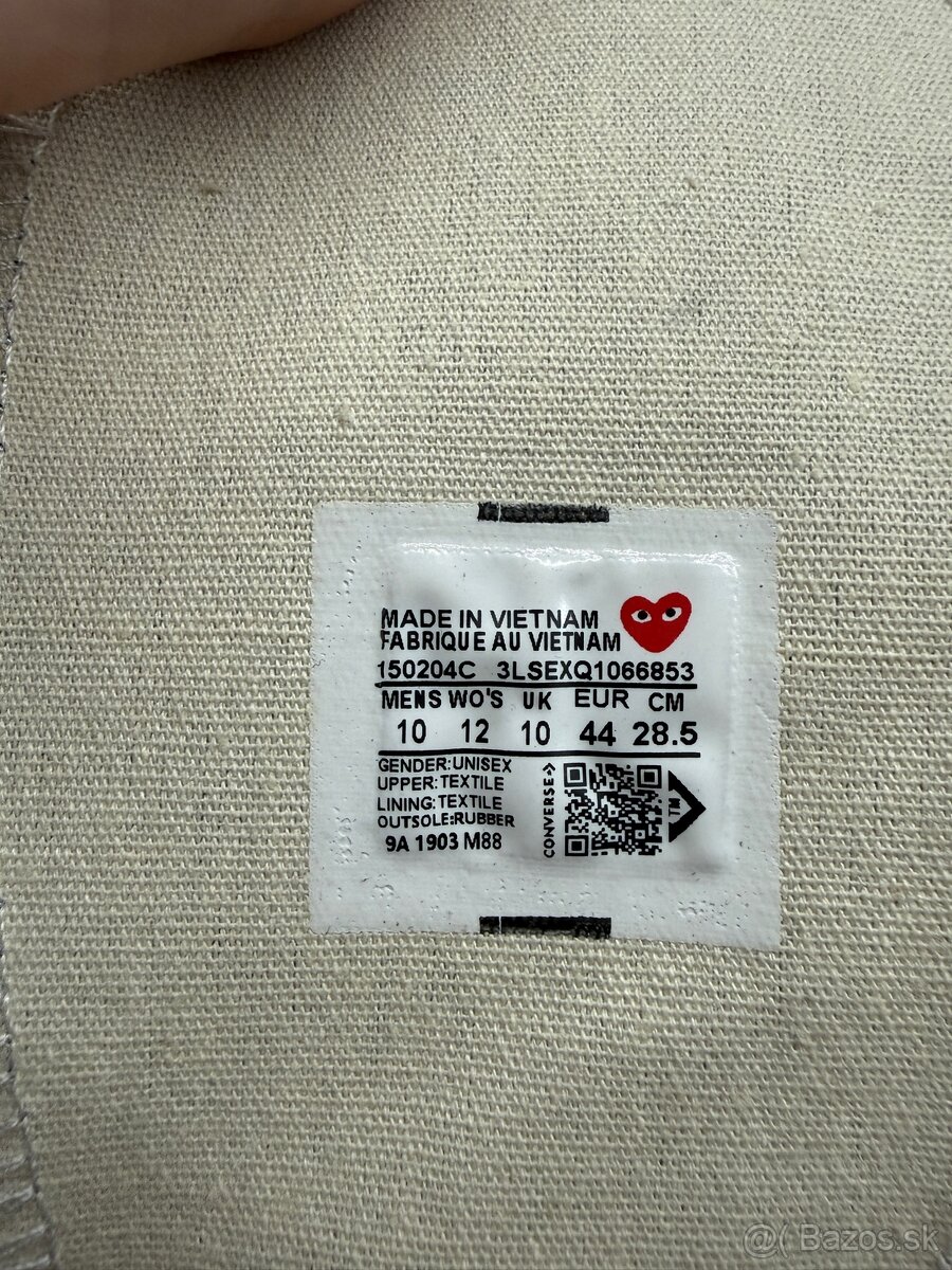 CDG converse - 3