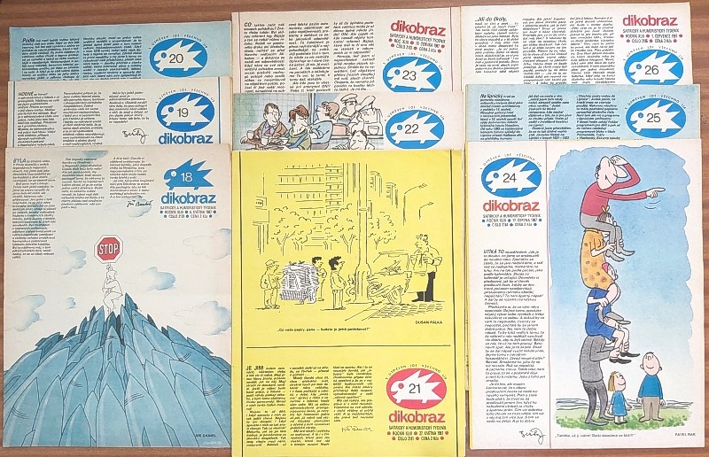 DIKOBRAZ - komplet ROČNÍK 1987 - 3