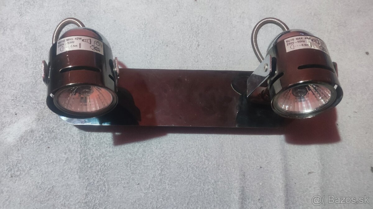 Nástenné bodové svietidlo 2x GU10 - 3