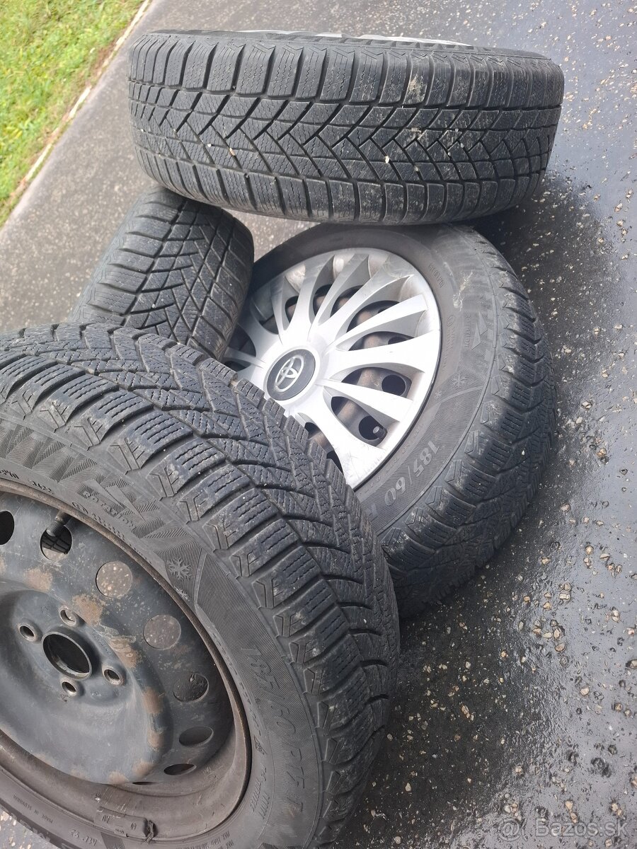 Kolesá so zimnými pneumatikami 185/60 R15 - 3