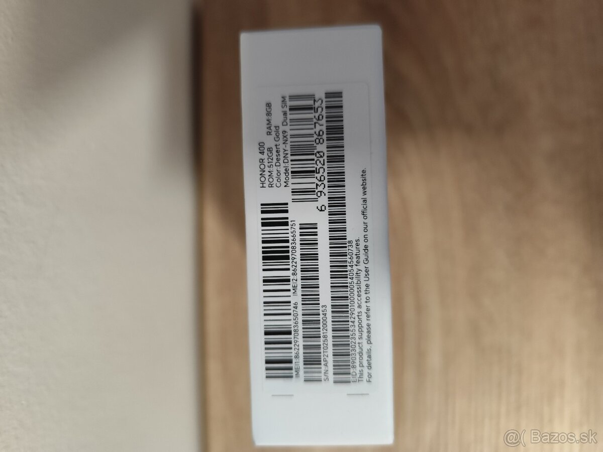 Honor 400 5g gold - 3