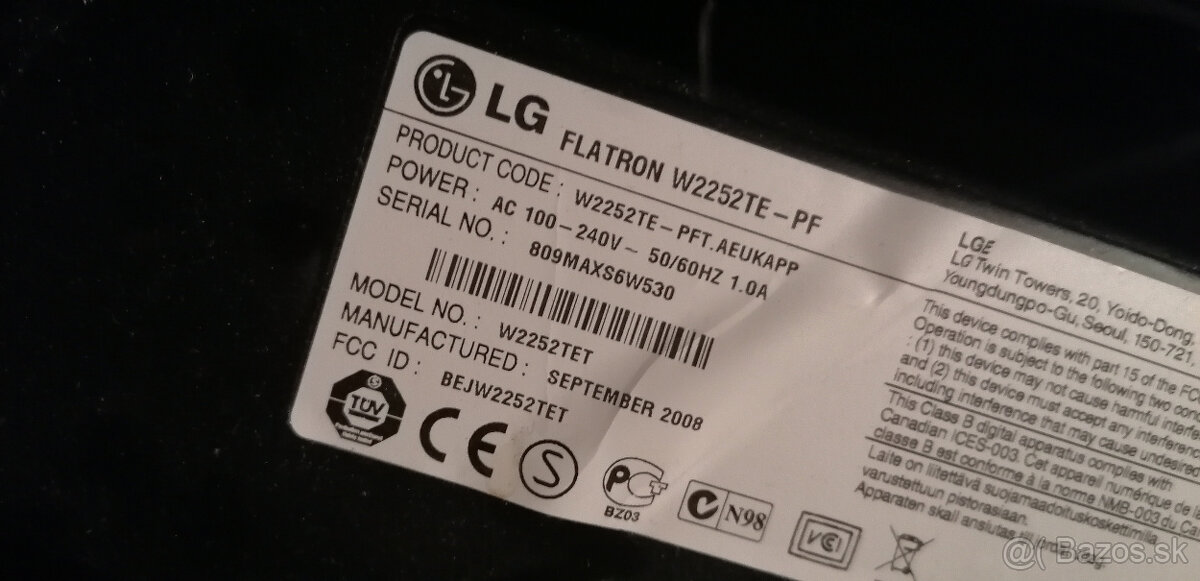 LG FLATRON W2252TE~PF - 3