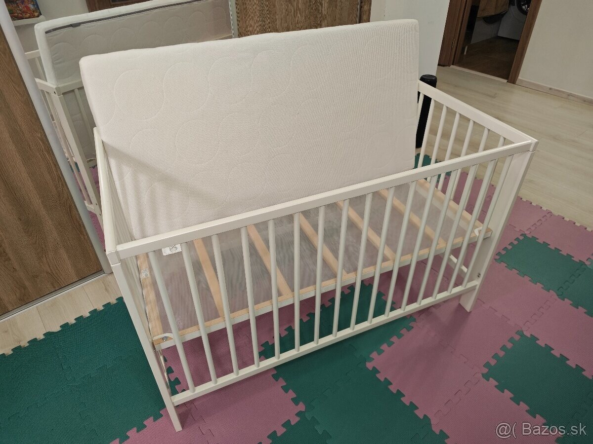 Detská postieľka Gulliver s matracom - IKEA - 3