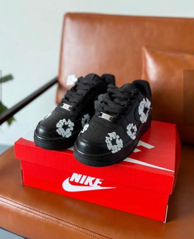 Nike Air Force 1 Low Denim Black - 3