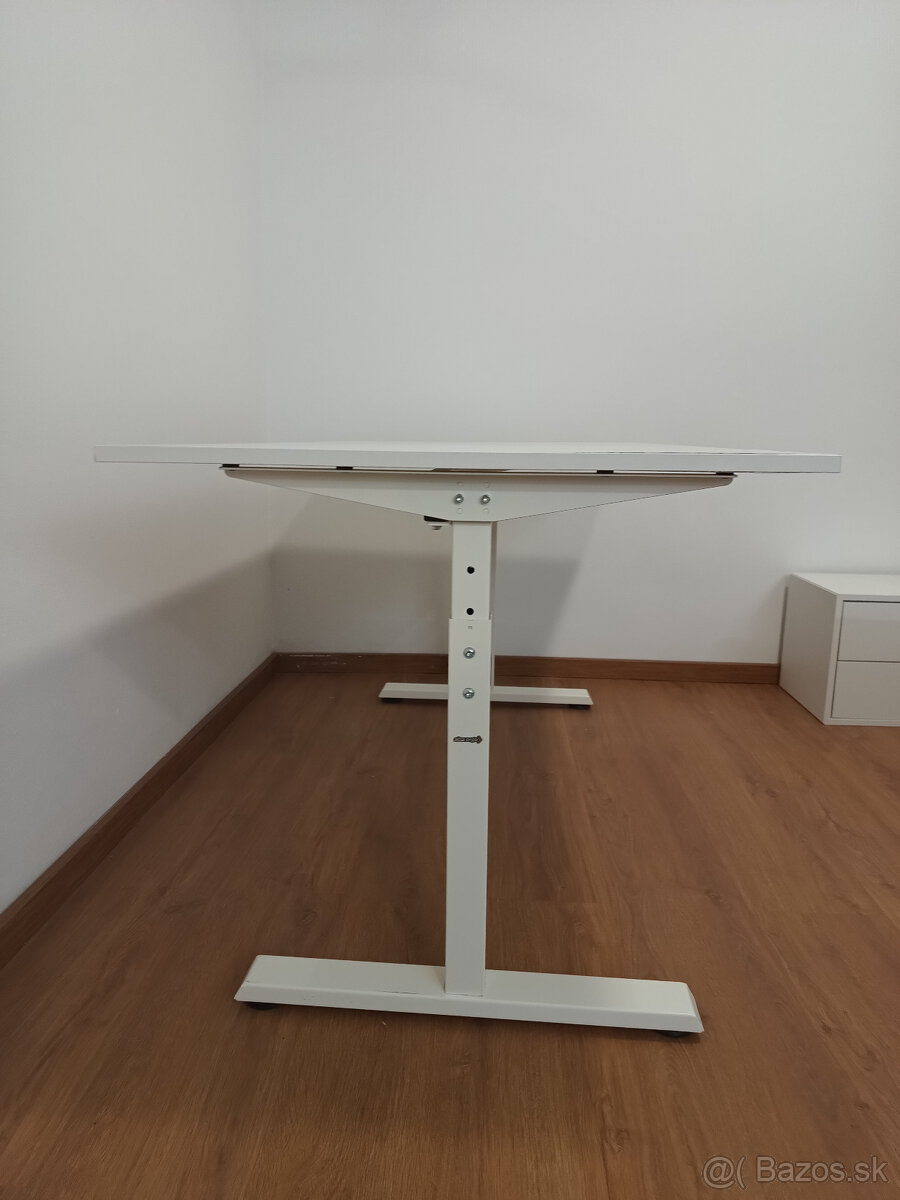 AlzaErgo Fixed Table FT1 biely 140×80cm - 3