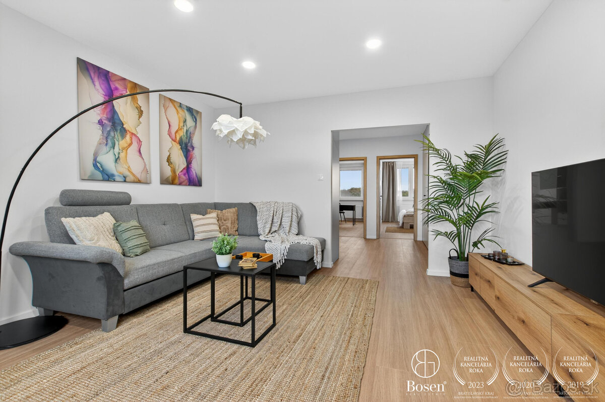 BOSEN | 4 izbový kompletne zrekonštruovaný byt s loggiou, 87 - 3