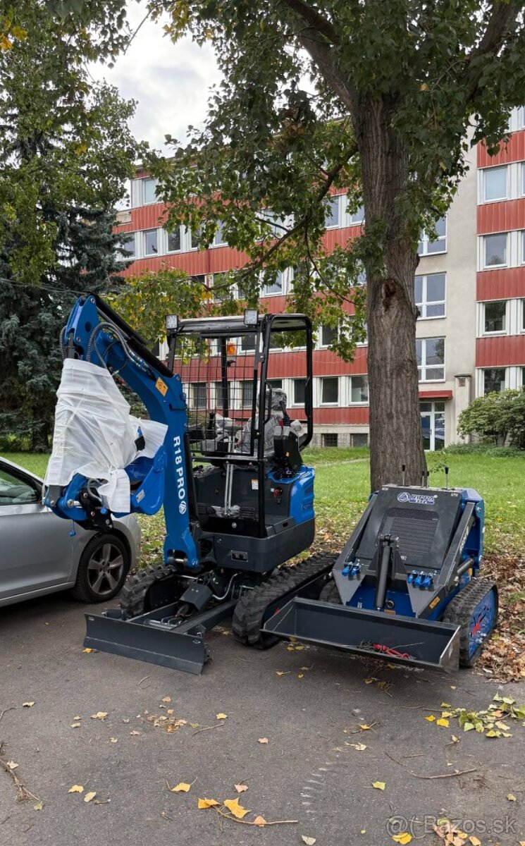 Minibagr minirypadlo rypadlo RIPPA R18 Motor Kubota - 3