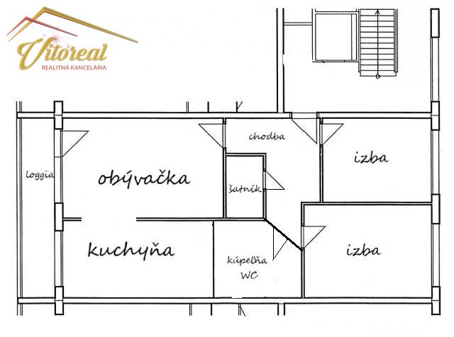 Exkluzívne na predaj 3 i byt na Slovenskej jednoty - 3