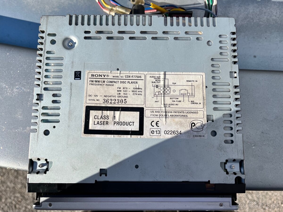 Sony autorádio - 3