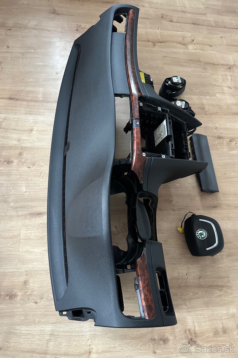 Škoda superb 2 airbagová sada palubovka - 3