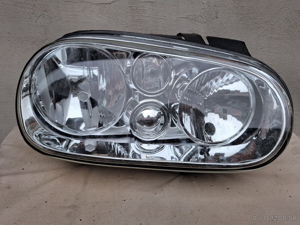 Sklenené predné svetlá golf 4 mk4 - 3