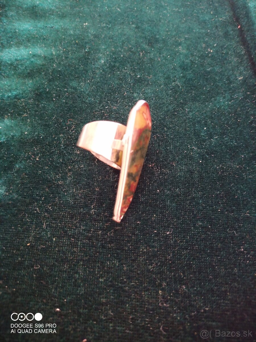 Prsteň s kameňom/ Achát/ - 3