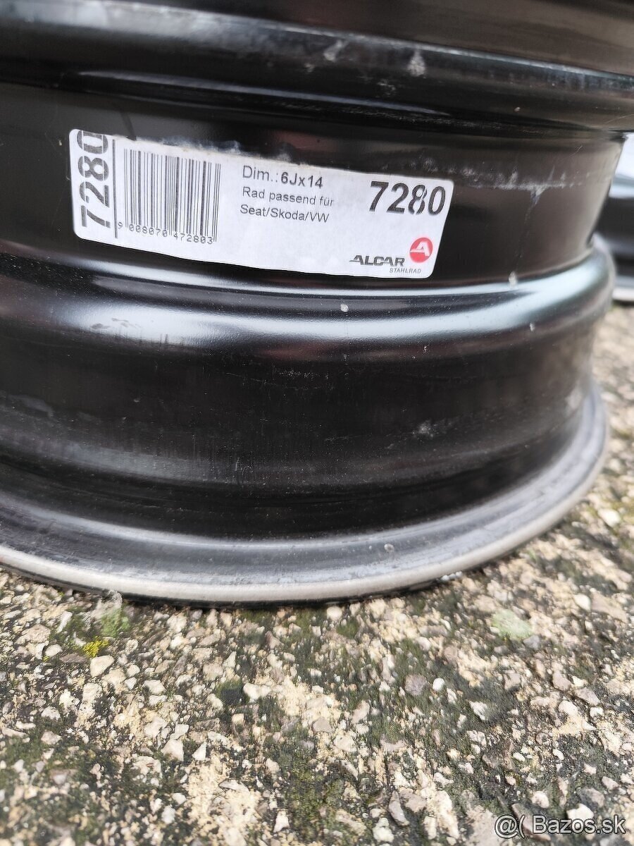 Plechové disky 14" na predaj - 3