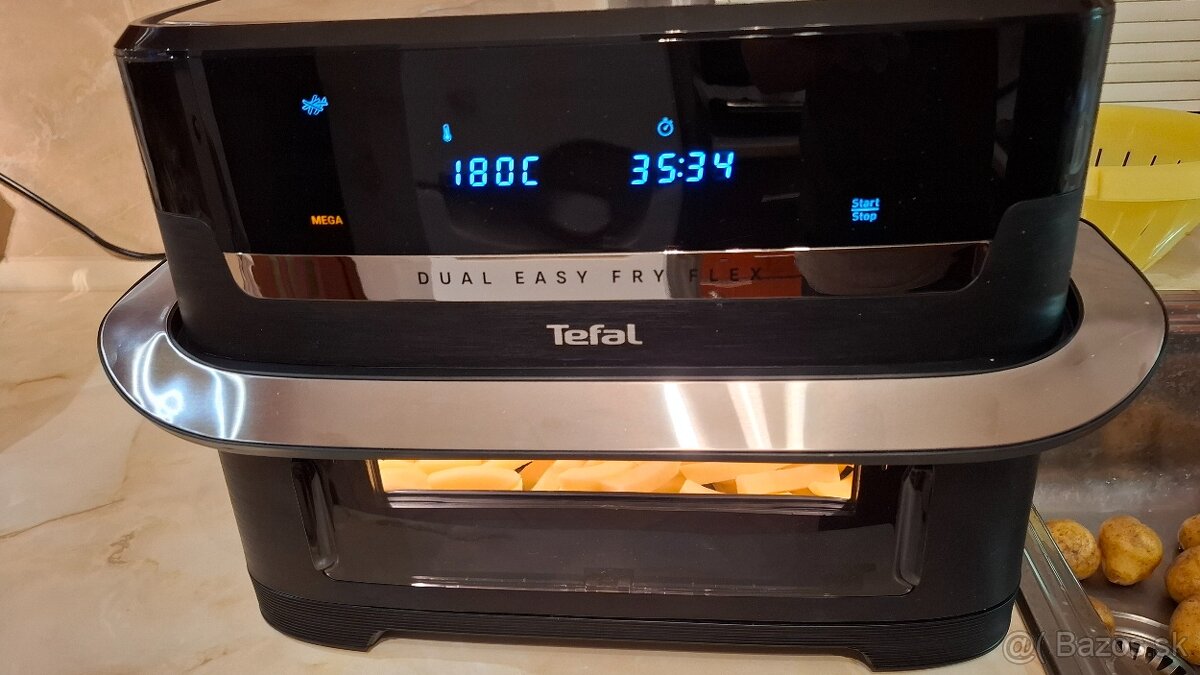 Teplovzdušná fritéza Tefal Dual Easy Fry Flex 9 l - 3