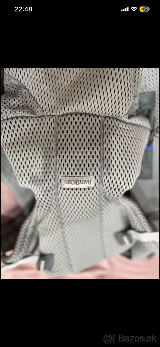 Babybjörn Move Grey nosič pre bábätká - 3