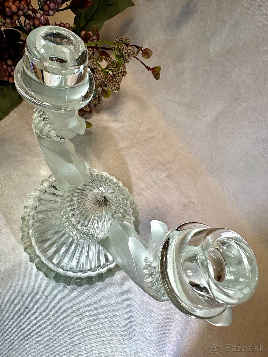 Dvojitý svietnik ART Deco Libochovice - 3