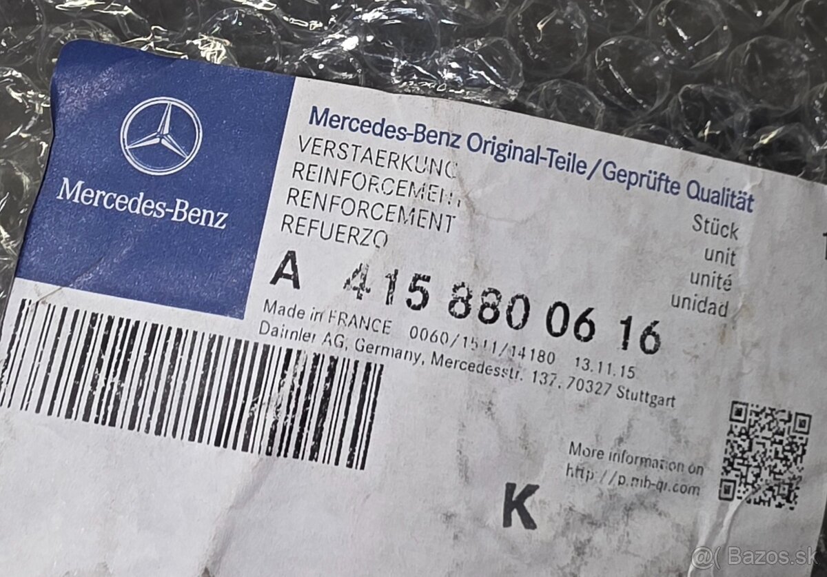 PRAVÁ VÝSTUHA ZADNÉHO NARAZNÍKA MERCEDES a2048803424 - 3