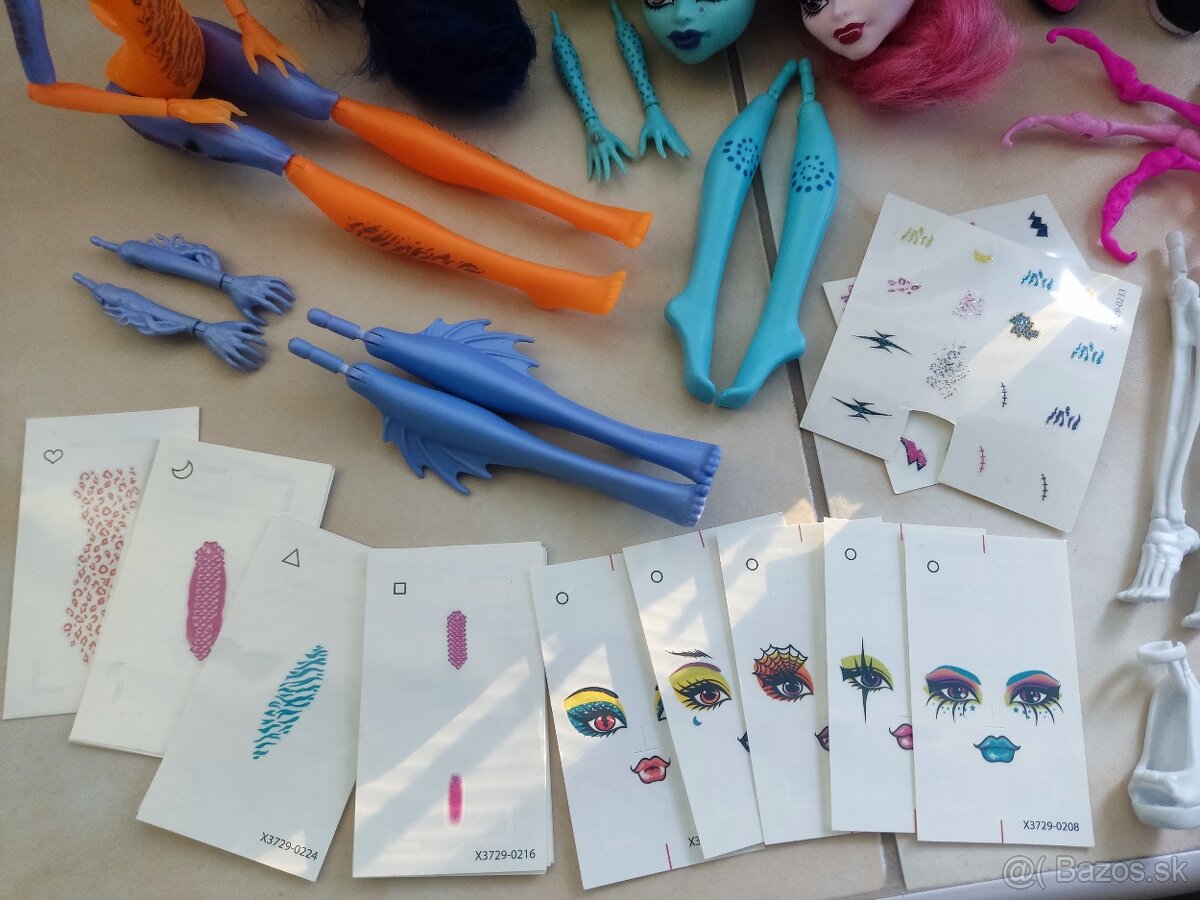 🌊Monster high skladacie bábiky sada🌷 - 3