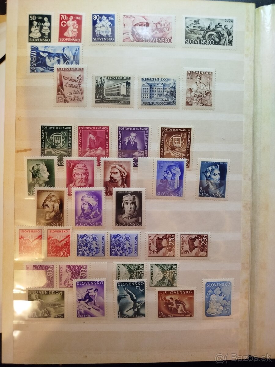 Slovenský štát - partia známok - 3