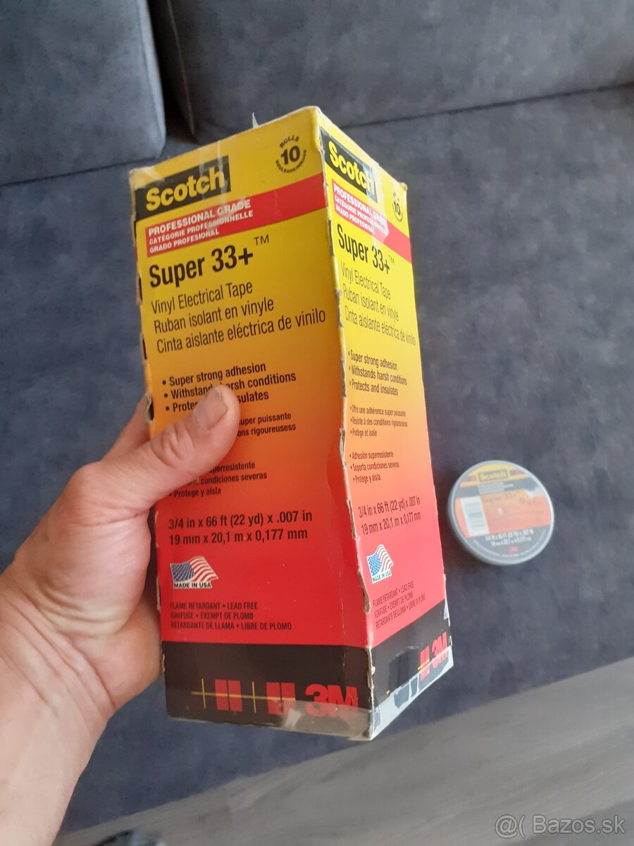 Predám novú profesionálnu izolačnú pásku SCOTCH Super 33+ - 3