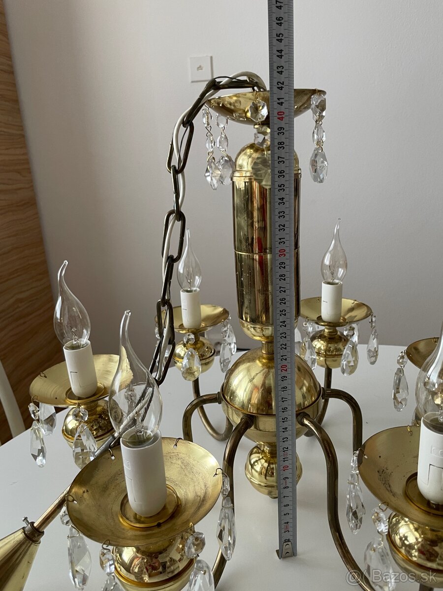 opravený kryštálový luster - 3