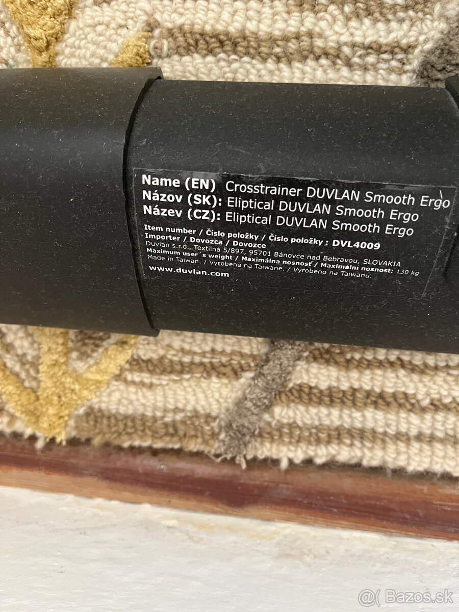 Eliptický trenažér DUVLAN Smooth Ergo - 3