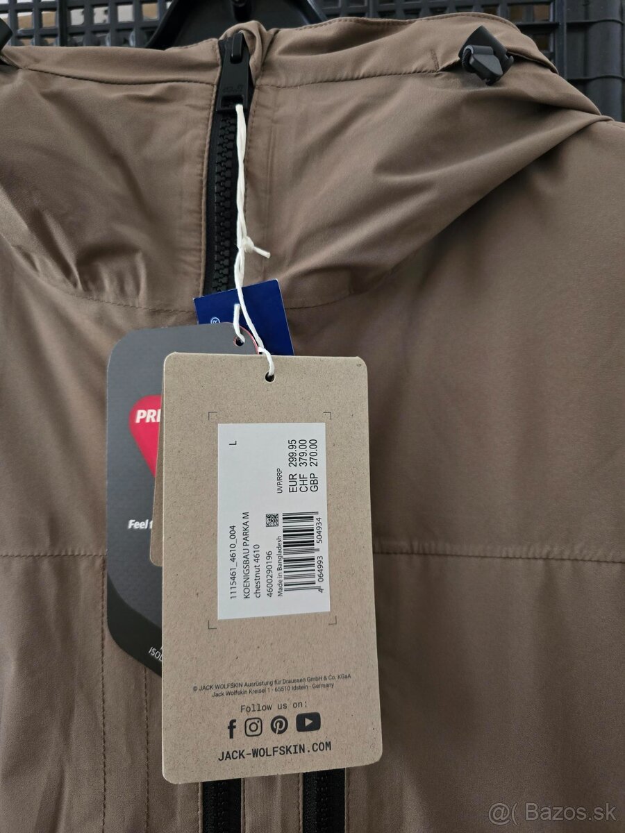 Pánska zimná nepremokavá bunda Jack Wolfskin - 3