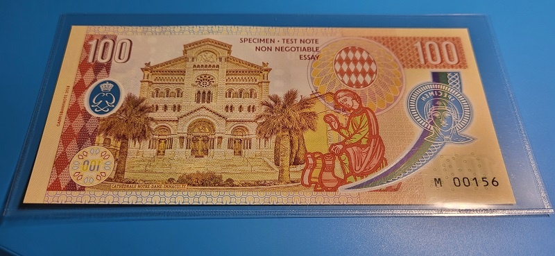 100 FRANCS MONACO KELLY, Gábriš - 3